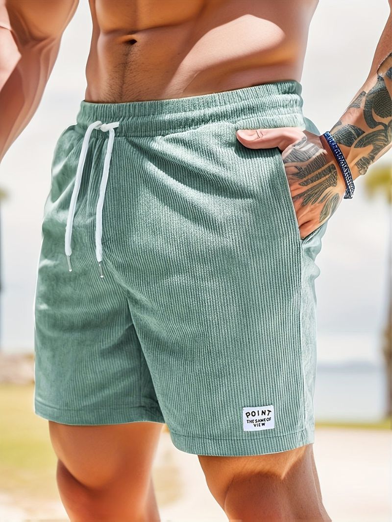 Enzo – Short en Velours Côtelé, stylé et ultra-Confortable