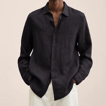Genghis - Chemise élégante en lin pour homme