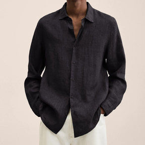 Genghis - Chemise élégante en lin pour homme