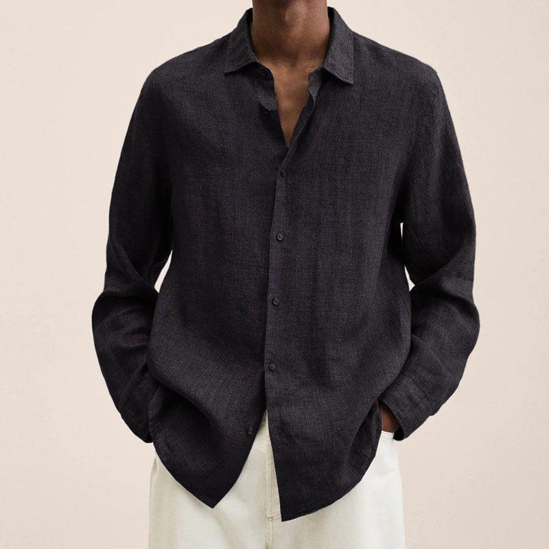 Genghis - Chemise élégante en lin pour homme
