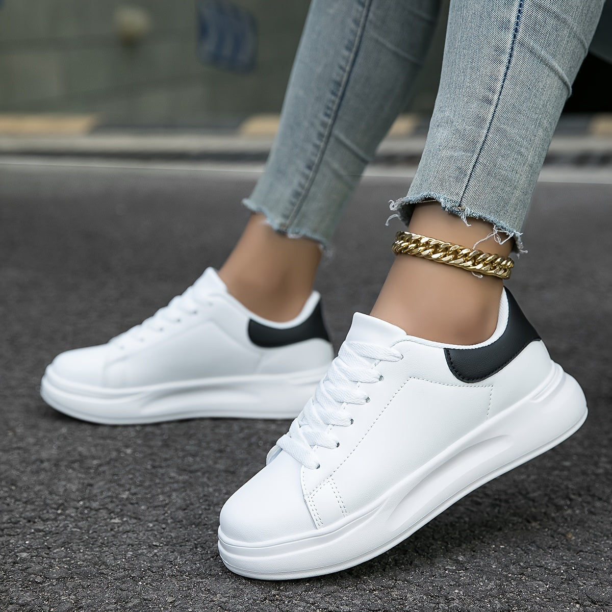 Alfie - Sneakers Modernes en Tissu Respirant pour Femme, Confort et Style