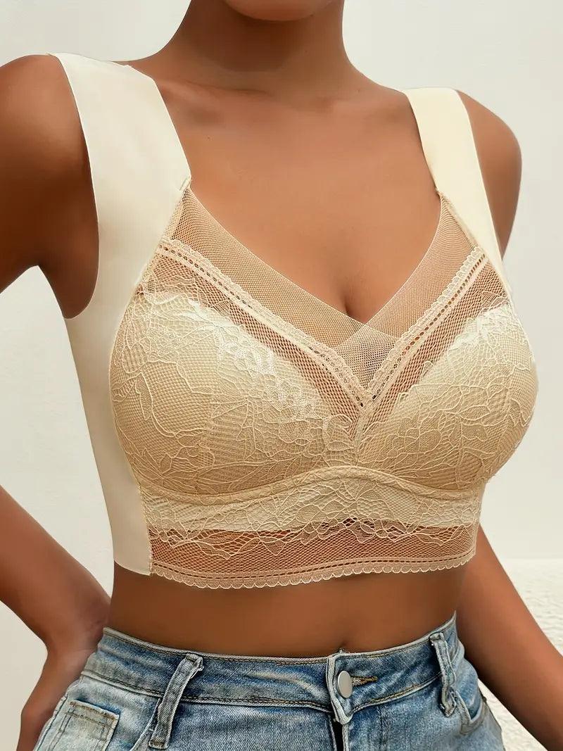 Cecilia – Bralette sculptante en dentelle, élégance et confort absolu