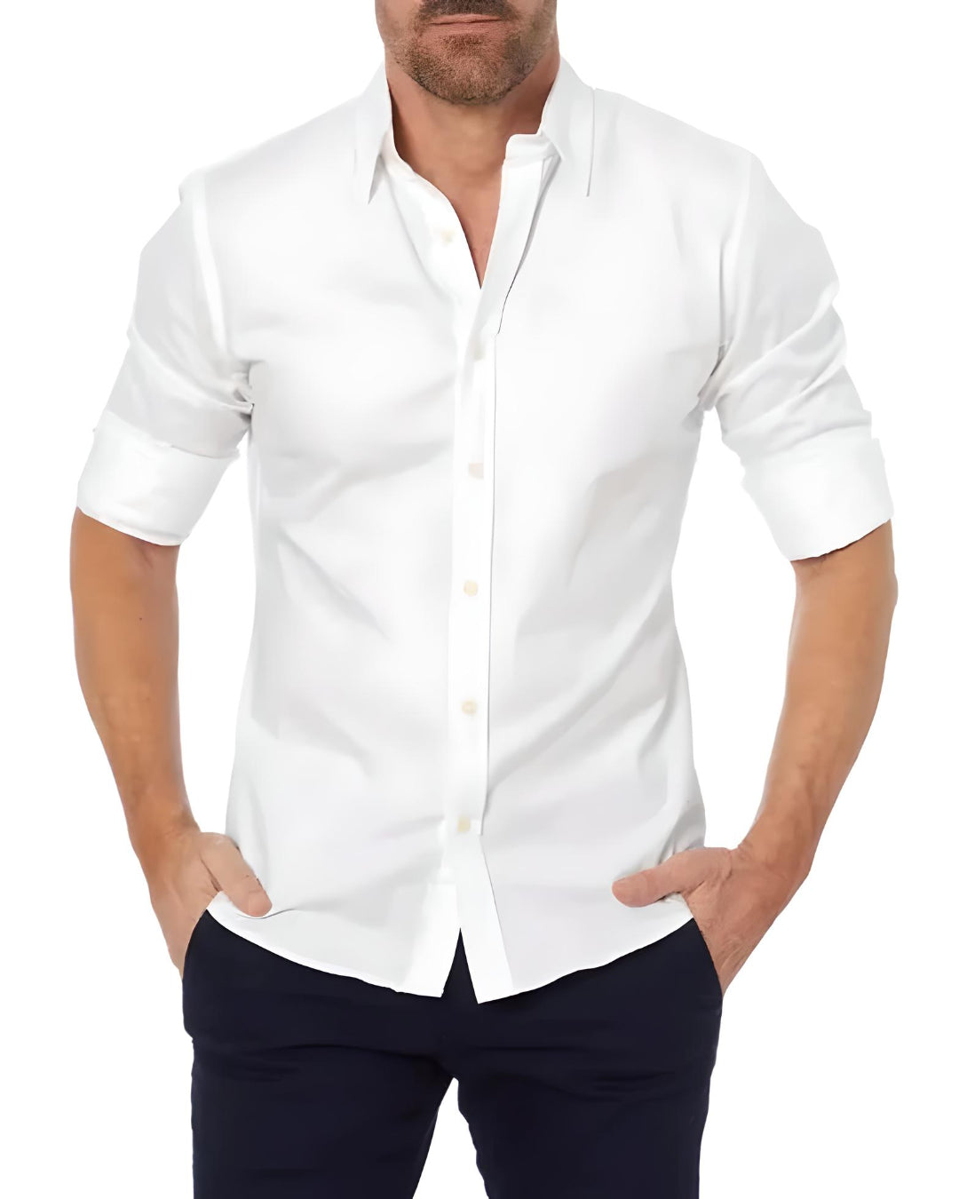 Gabriel – Chemise slim fit élégante, extensible et confortable