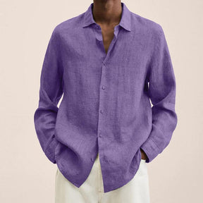 Genghis - Chemise élégante en lin pour homme