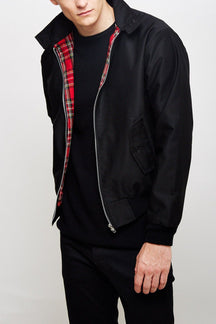 Daimen - Veste Harrington classique avec doublure tartan