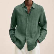 Genghis - Chemise élégante en lin pour homme
