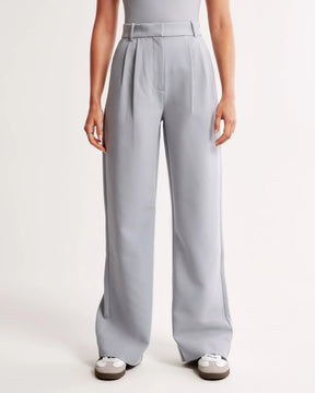 Sophie – Pantalon tailleur large, taille Haute et coupe Elégante