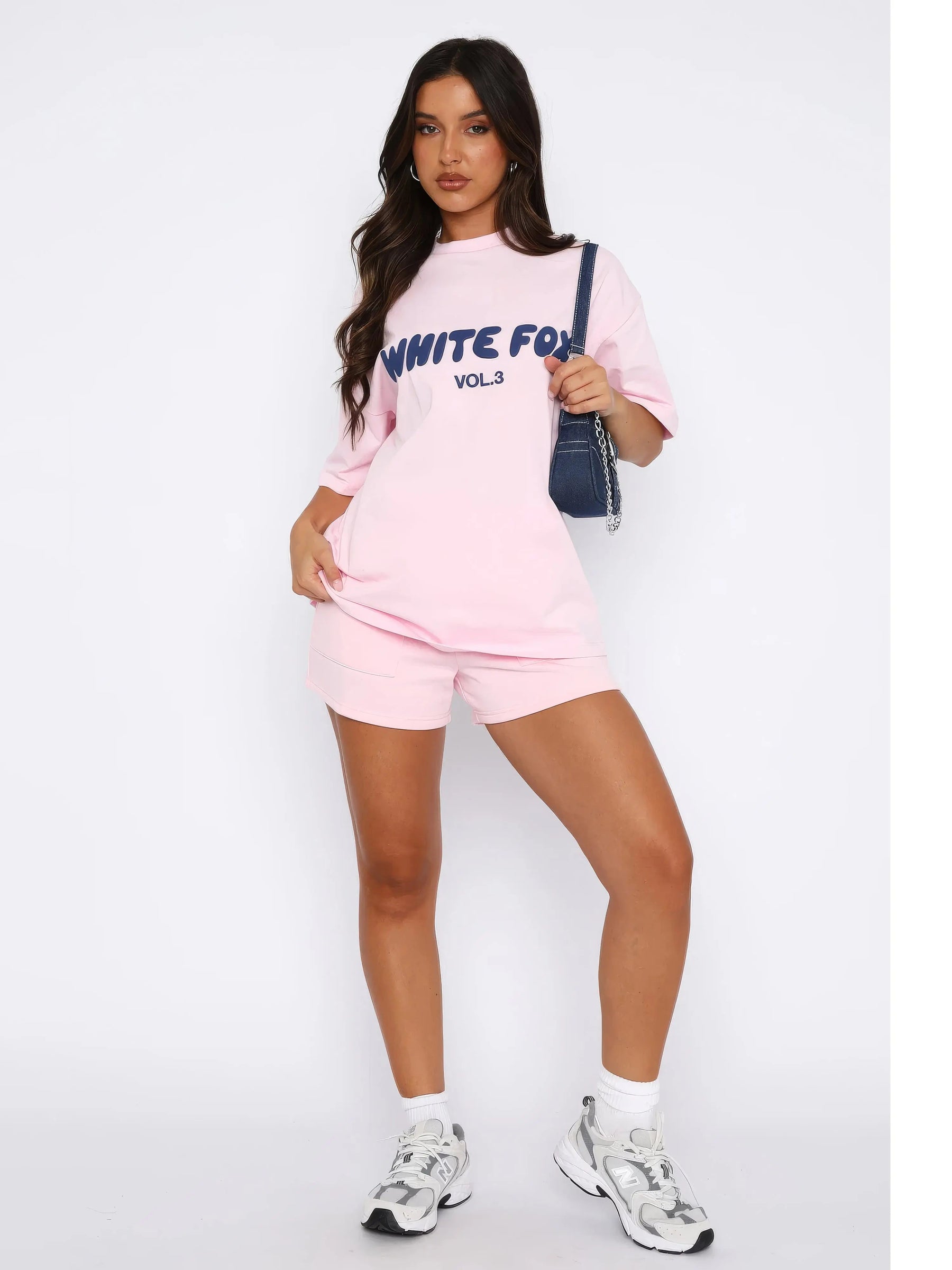 Maya - T-shirt oversize en Coton  et short Assorti