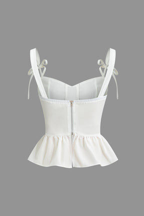 Ava – Blouse bustier Romantique, raffiné et Elégant