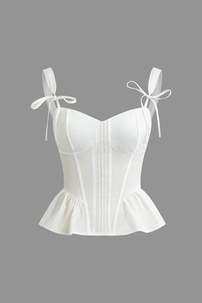 Ava – Blouse bustier Romantique, raffiné et Elégant