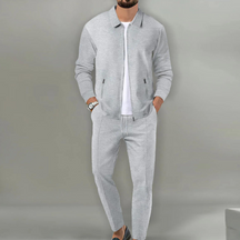 Jacob - Ensemble Homme Décontracté avec Blouson Zippé et Pantalon