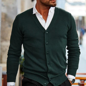 Charles - Cardigan en Maille Finesse pour un Look Élégant et Confortable