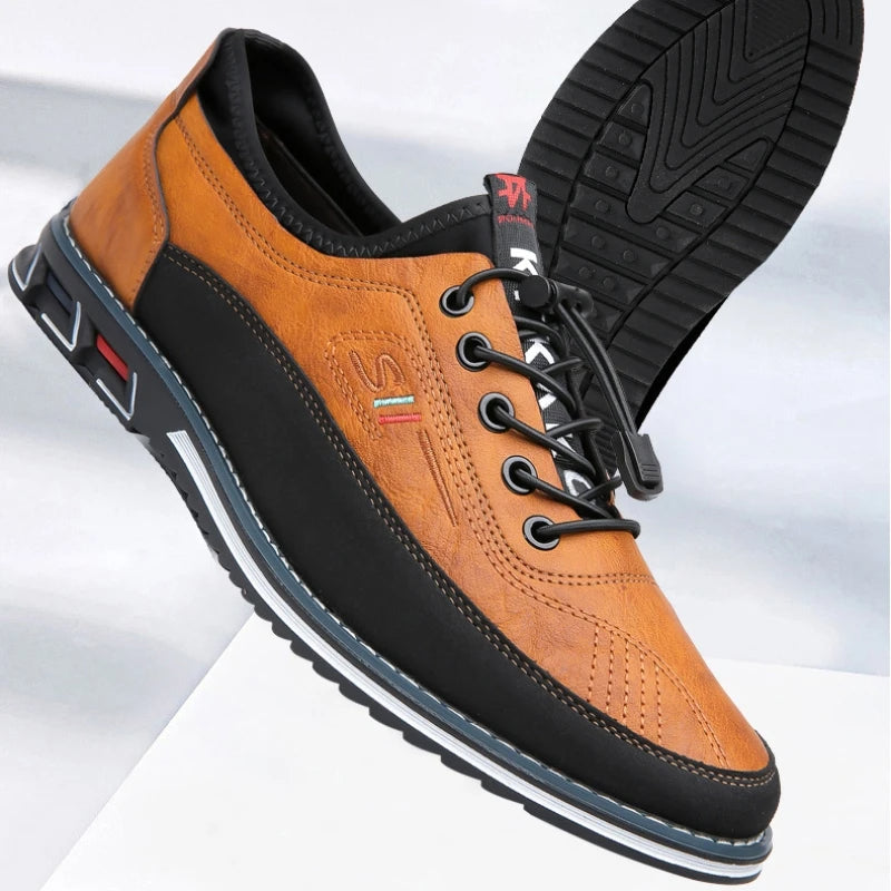 Mathis - Chaussures Décontractées en Cuir avec Lacets pour Homme