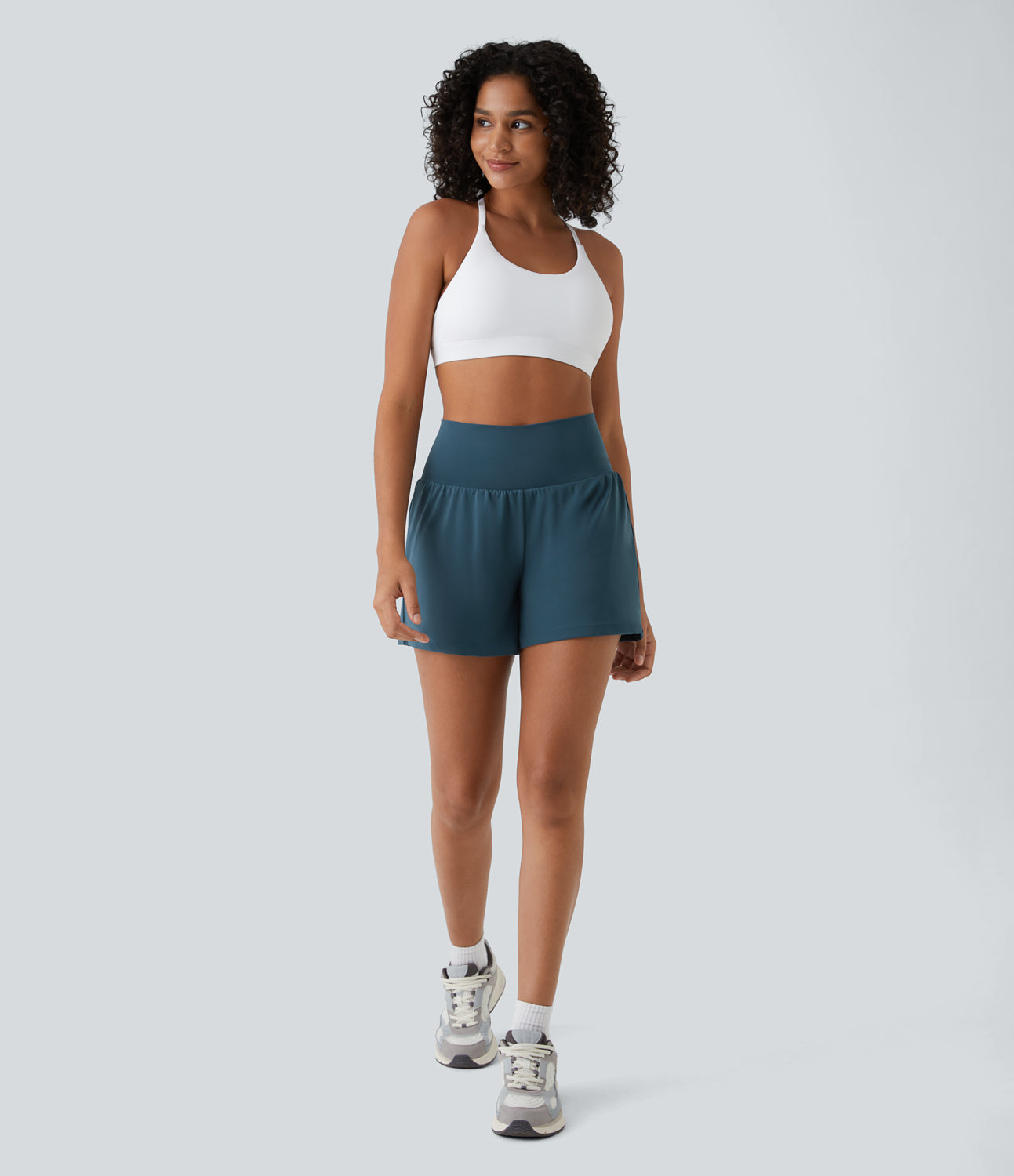 Ruby - Short de Sport Femme avec Poches pour un Confort et une Praticité Totale