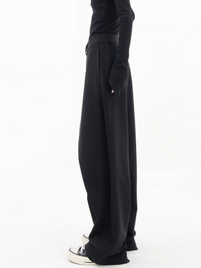 Gracelyn - Pantalon Asymétrique Large pour Style Avant-Garde