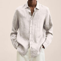 Genghis - Chemise élégante en lin pour homme