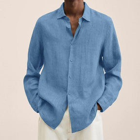 Genghis - Chemise élégante en lin pour homme