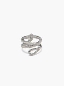 Sia - Bague Serpent Ajustable avec finition Luxueuse