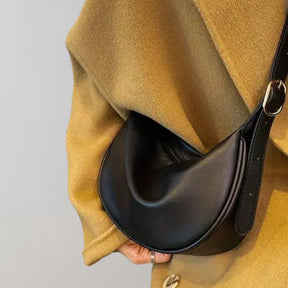 Clara - Sac Bandoulière Minimaliste en Cuir Chic pour Femme