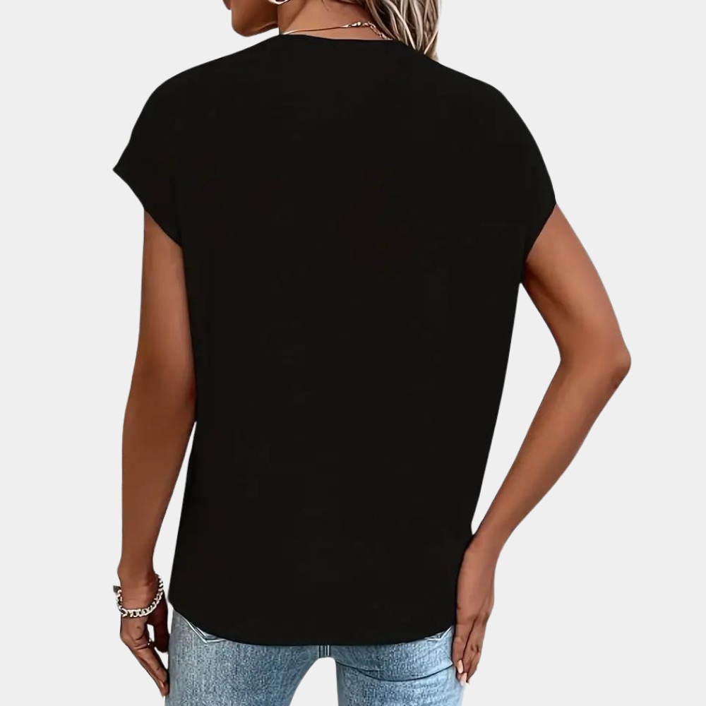 Aiza – T-shirt ample chic, coupe fluide et confortable