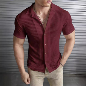 Liam – Chemise légère à manches courtes, coupe ajustée et tissu respirant