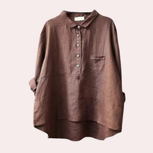 Ria – Chemise oversize en lin, élégante et respirante