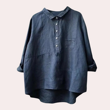 Ria – Chemise oversize en lin, élégante et respirante