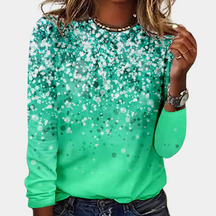 Rosita – Sweat-shirt scintillant effet paillettes, confortable et tendance