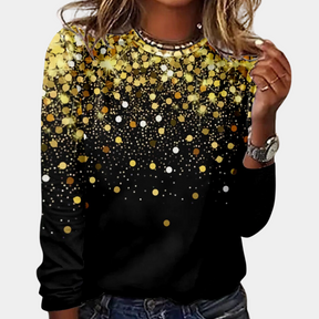 Rosita – Sweat-shirt scintillant effet paillettes, confortable et tendance