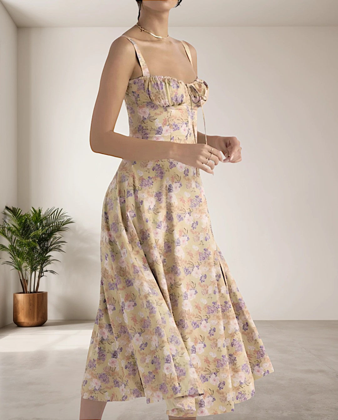 Jesse - Robe Fleurie Élégante pour un Look Romantique