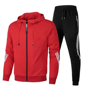 Alan - Ensemble de Survêtement Sportif avec Veste à Capuche et Pantalon pour Homme