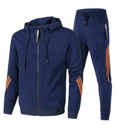 Alan - Ensemble de Survêtement Sportif avec Veste à Capuche et Pantalon pour Homme