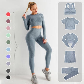 Anna - Tenue de Sport Femme en Tissu Élastique pour Entraînement et Yoga