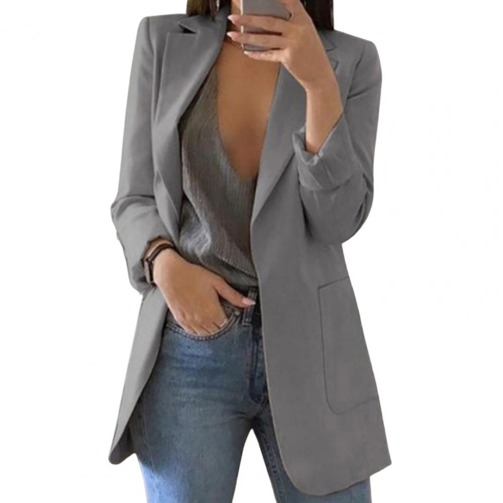 Kate - Blazer Long pour Élégance Moderne et Couleur Vibrante