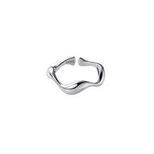 Ondine - Bague Design Ondulé en argent Sterling pour un style élégant et Intemporel