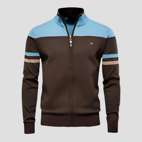 Aaron - Veste Zippée à Design Sportif et Moderne pour Homme