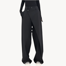 Gracelyn - Pantalon Asymétrique Large pour Style Avant-Garde