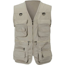 Ethan - Gilet Multi-Poches en Toile Résistante pour Homme