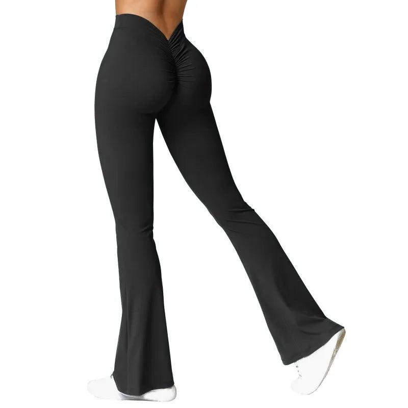 Sasha – Pantalon évasé de sport sculptant et confortable