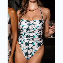 Hazel - Maillot de bain une pièce floral, froncé et élégant, coupe flatteuse