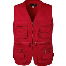 Ethan - Gilet Multi-Poches en Toile Résistante pour Homme