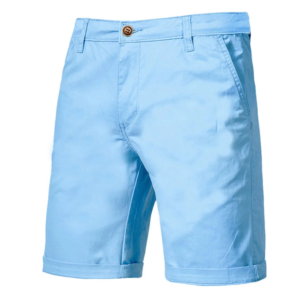 Matteo – Short chino classique, coupe ajustée et tissu respirant