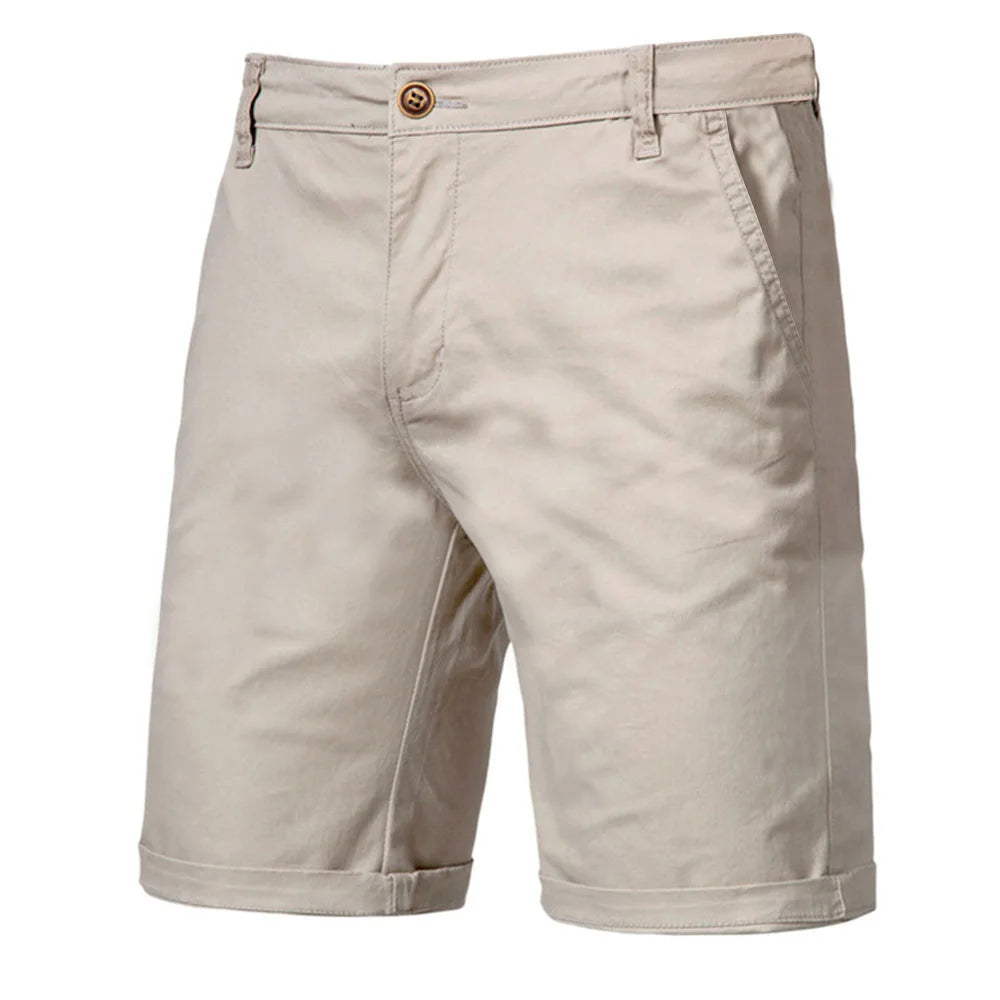 Matteo – Short chino classique, coupe ajustée et tissu respirant