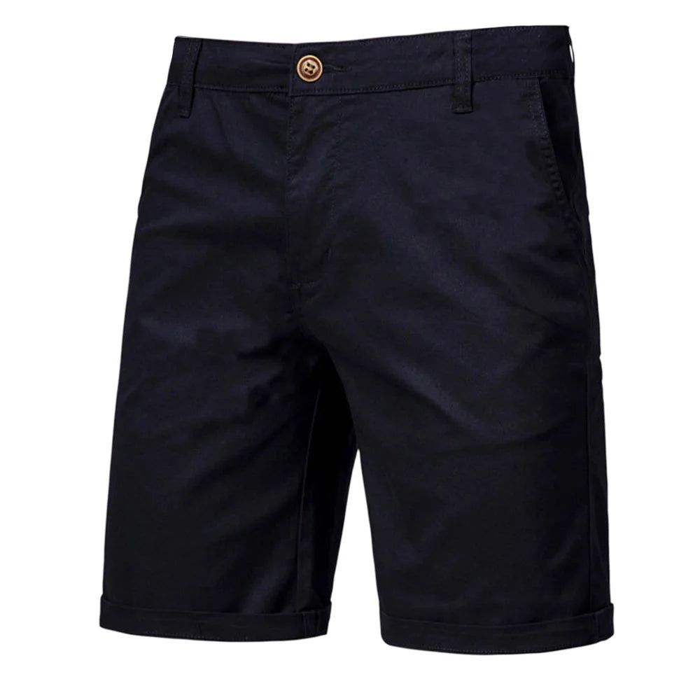 Matteo – Short chino classique, coupe ajustée et tissu respirant