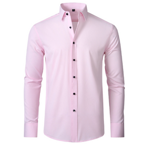 Paul - Chemise ajustée en tissu extensible pour homme