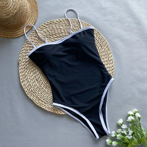 Osana - Maillot de bain une pièce chic, design contrasté et flatteur