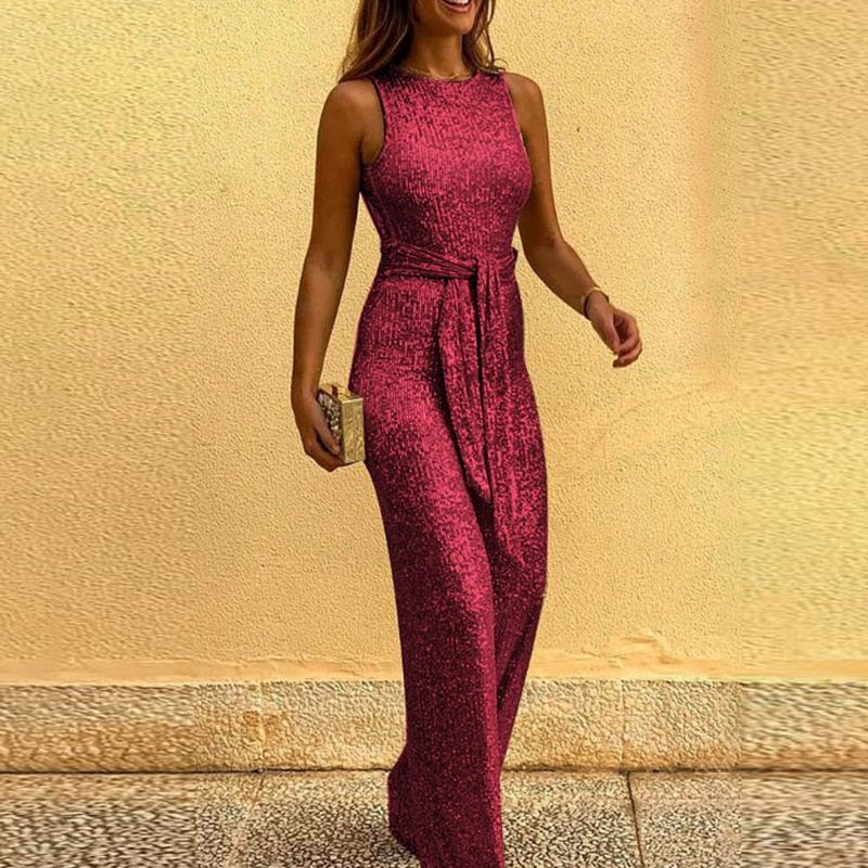 Lina - Robe Longue Femme Pailletée pour un Look Glamour et Festif