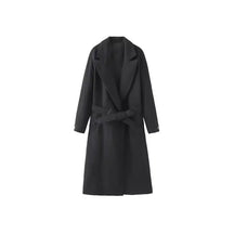 Chloé - Manteau Long Ceinturé en Laine Mélangée pour Femme