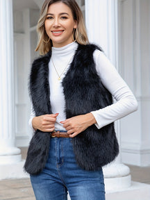 Maria - Gilet Sans Manches Femme pour un Look Chic et Moderne