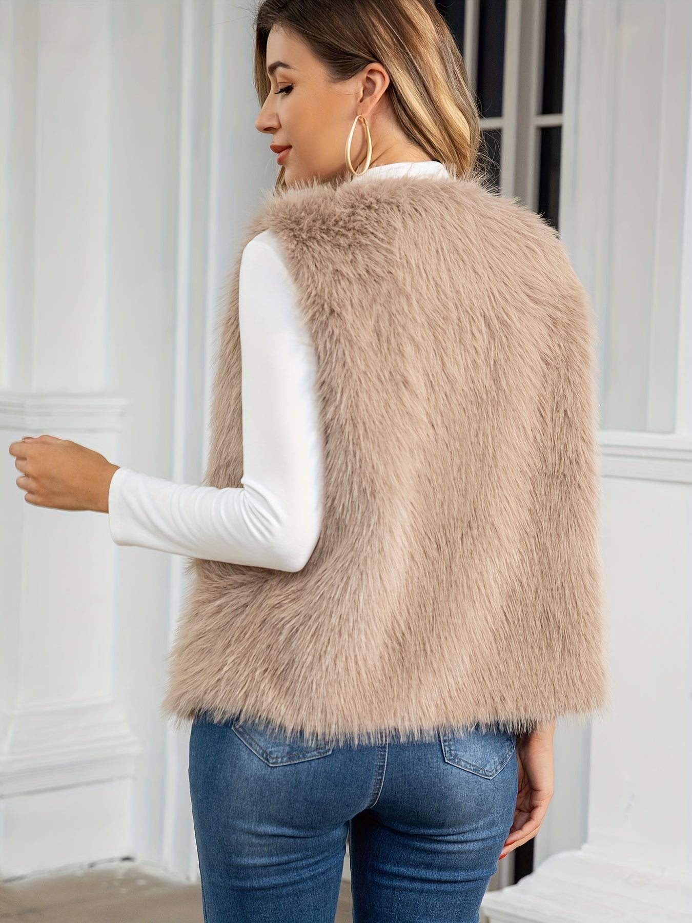 Maria - Gilet Sans Manches Femme pour un Look Chic et Moderne